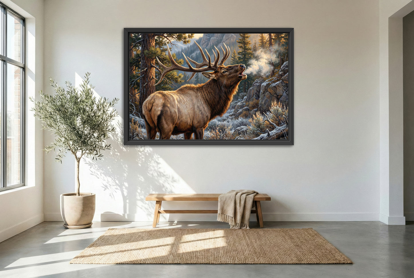 Full Send Bull Elk Bugle On A Frosty September Morning