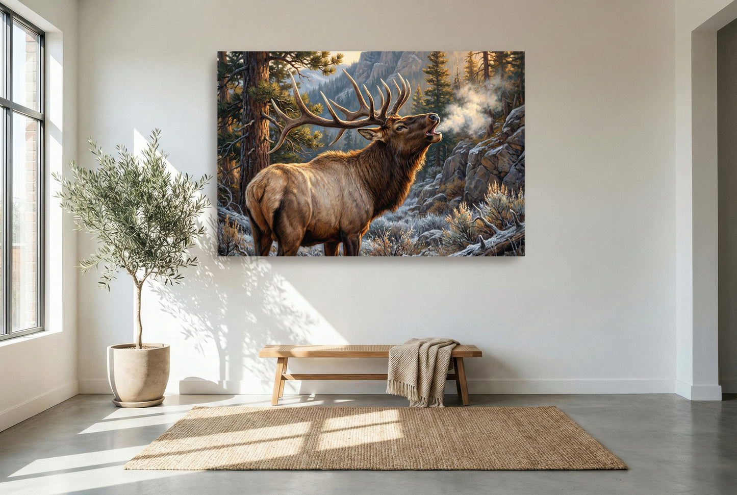 Full Send Bull Elk Bugle On A Frosty September Morning