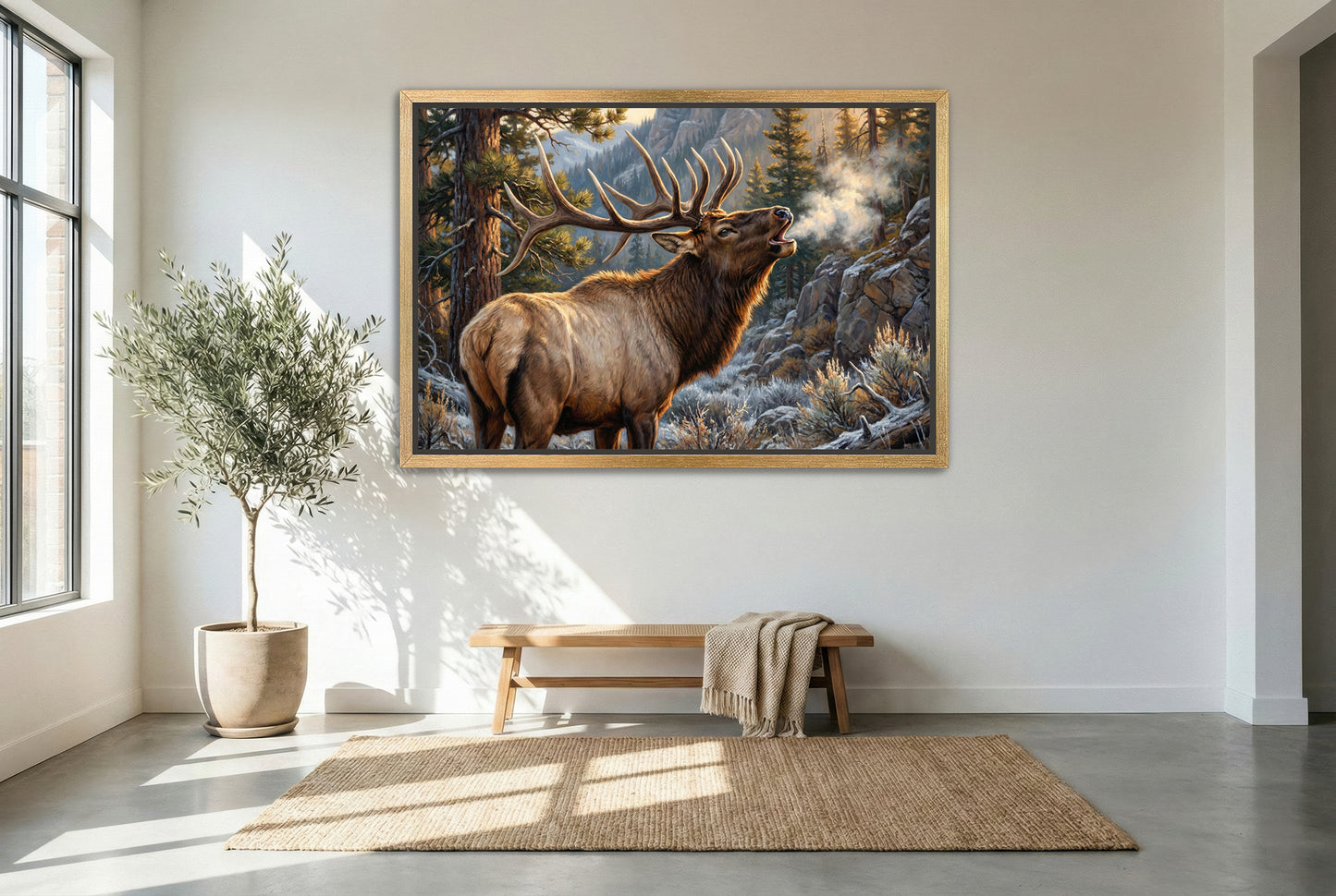 Full Send Bull Elk Bugle On A Frosty September Morning