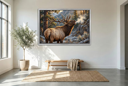 Full Send Bull Elk Bugle On A Frosty September Morning