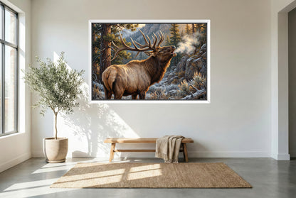 Full Send Bull Elk Bugle On A Frosty September Morning